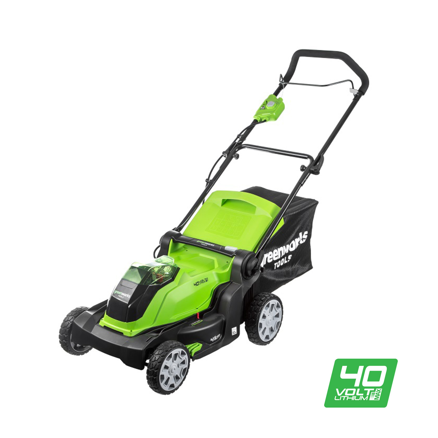 Аккумуляторная газонокосилка GreenWorks G40LM40