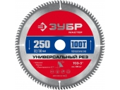 Диск пильный ЗУБР Универсальный рез, 250 x 32/30 мм, 100Т