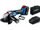 Аккумуляторная угловая шлифмашина ЗУБР AB-125-41