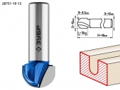 Фреза ЗУБР 19 x 13 мм, радиус 9.5 мм