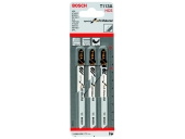 Пилки для лобзика BOSCH Т 113 A (по картону, коже, коврам и др.мяг.материалам)