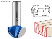 Фреза ЗУБР 25.4 x 16 мм, радиус 12.7 мм