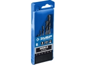 Набор сверл ЗУБР ПРОФ-В, 6 шт, (2-8 мм), сталь Р6М5, класс В