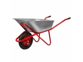 Строительная тачка РОССИЯ усиленная, грузоподъемность 220 кг, объем 110 л