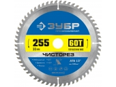Диск пильный ЗУБР 255 x 30 мм, 60Т 36905-255-30-60_z01