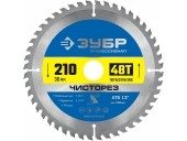 Диск пильный ЗУБР 210 x 30 мм, 48Т 36905-210-30-48_z01