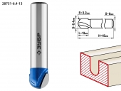 Фреза ЗУБР 6.4 x 13 мм, радиус 3.2 мм