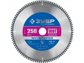 Диск пильный ЗУБР Мультирез, 250 x 30 мм, 100Т 36907-250-30-100_z01