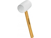 Киянка ЗУБР 680 г, белая, резиновая, диаметр головы 70 мм