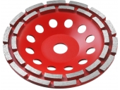 Чашка алмазная ЗУБР Мастер, d 180 мм, двухрядная