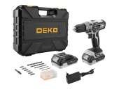 Аккумуляторная дрель-шуруповерт DEKO DKCD20 Black Edition SET