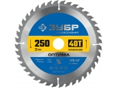 Диск пильный ЗУБР 250 x 32 мм, 40Т 36903-250-32-40_z01