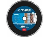 Диск алмазный ЗУБР Керамо-25, d 250 мм