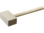 Киянка ЗУБР 330 г, 70 х 50 мм, деревянная прямоугольная