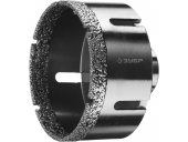 Коронка алмазная ЗУБР АВК, d 83 мм, (М14, 15 мм кромка)