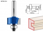 Фреза ЗУБР 25.4 x 13 мм, хвостовик 8 мм