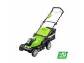 Аккумуляторная газонокосилка GreenWorks G40LM40