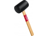 Киянка ЗУБР 900 г, чёрная, резиновая, диаметр головы 80 мм